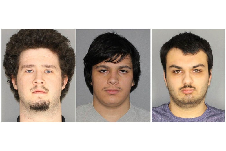 Mug shots of the three non-juvenile alleged plotters.